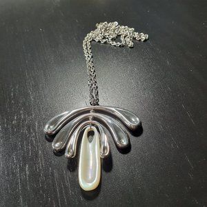 Robert Lee Morris Sterling Silver MOP Necklace